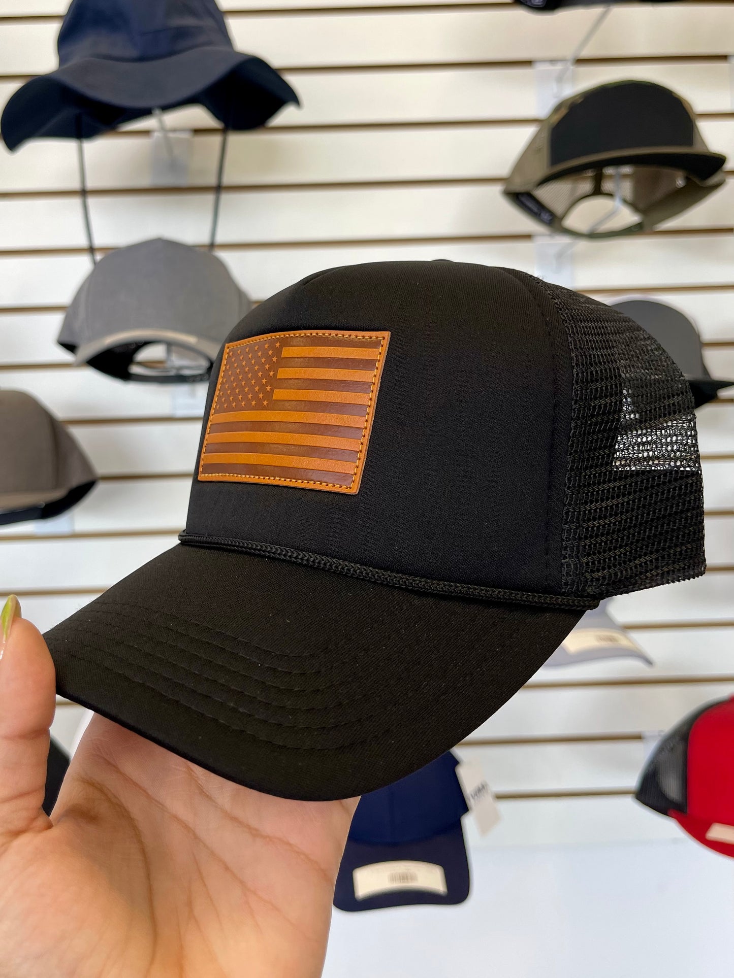 USA Flag Foam Hat SnapBack