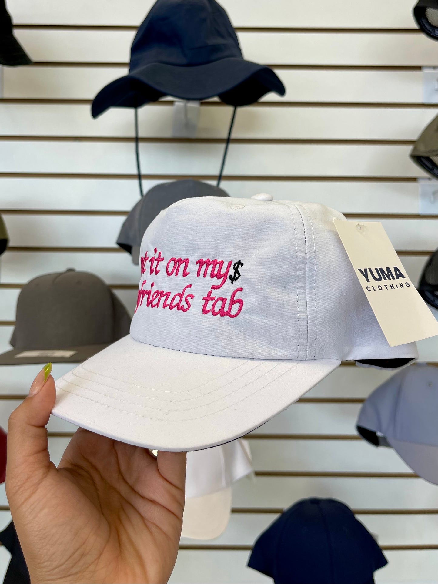 Put it on my boyfriends tab Hat