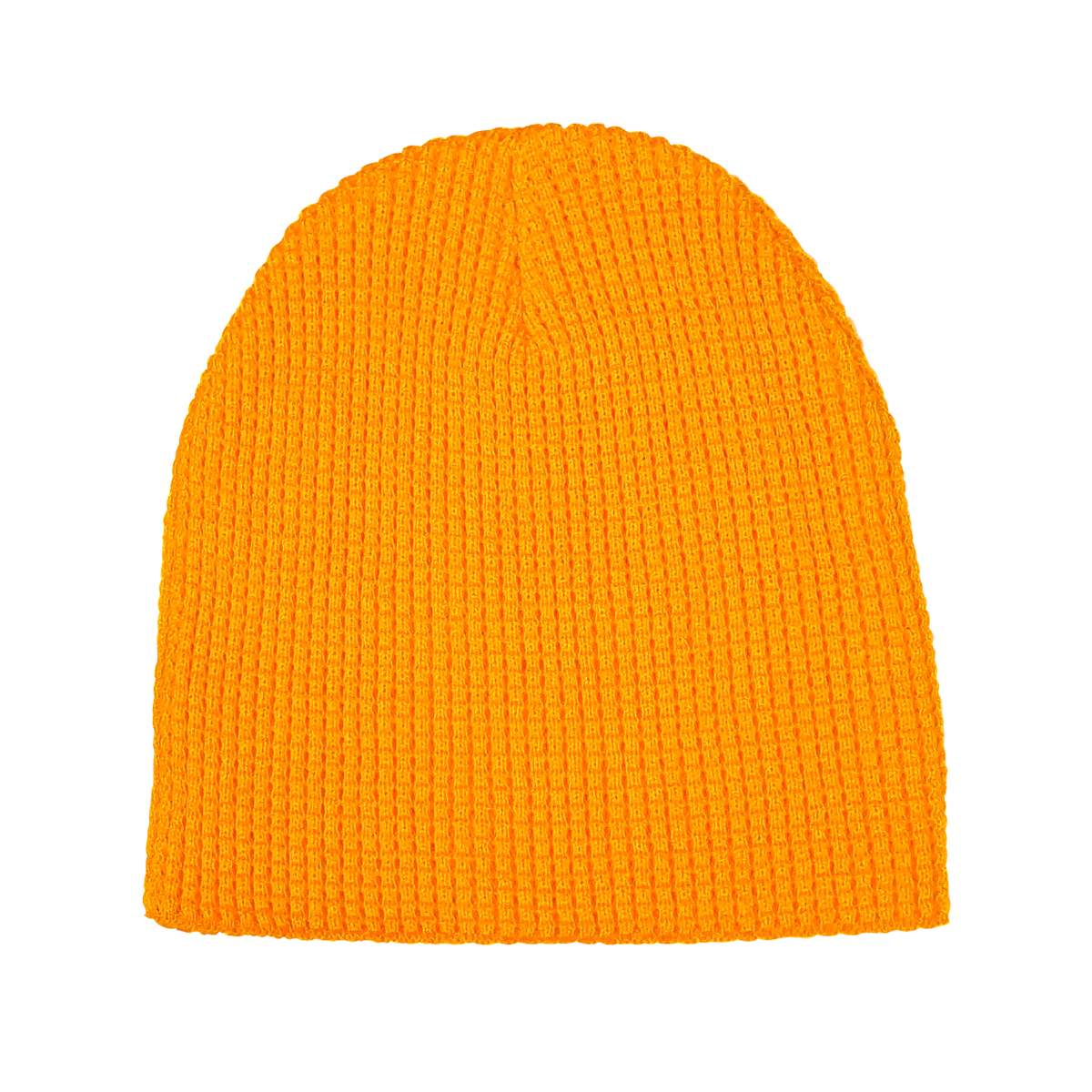 8" Waffle Knit Skull Beanie - WK75