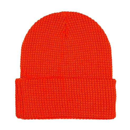 12" Waffle Knit Cuff Beanie - WK90