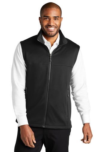 F906 Port Authority® Collective Smooth Fleece Vest - BLK