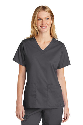 WW4560 WonderWink® Women’s WorkFlex™ V-Neck Top - DG