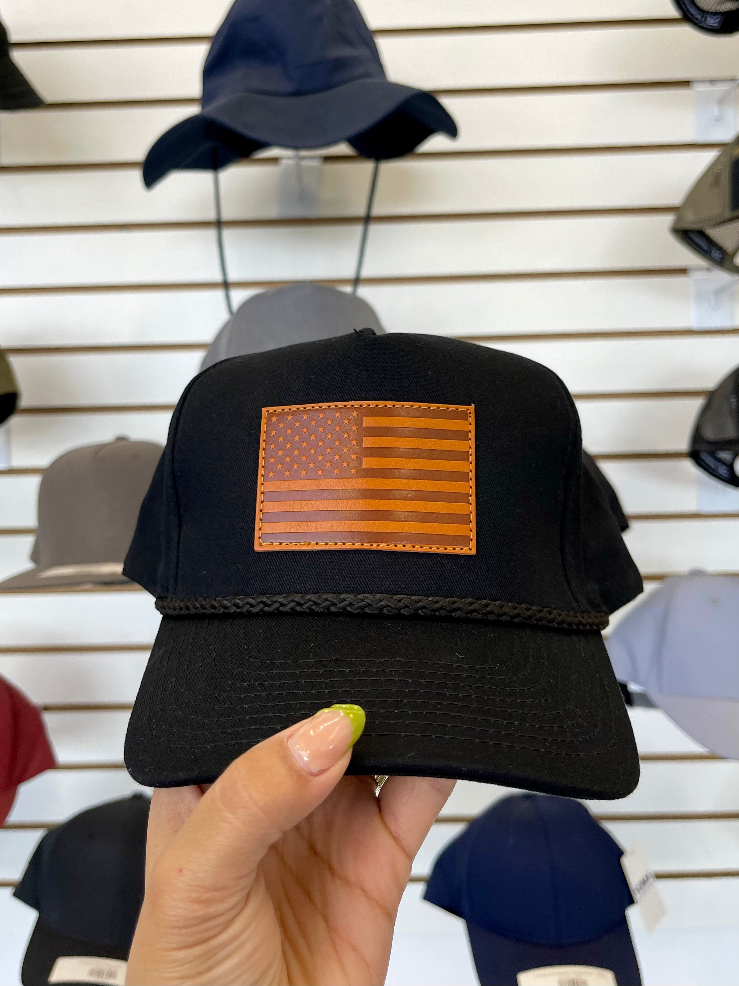 USA Flag Rope Hat SnapBack – Yuma Headwear