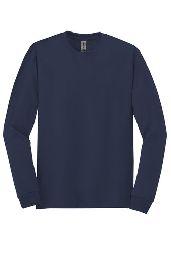 5400 Gildan® - Heavy Cotton™ 100% Cotton Long Sleeve T-Shirt - navy