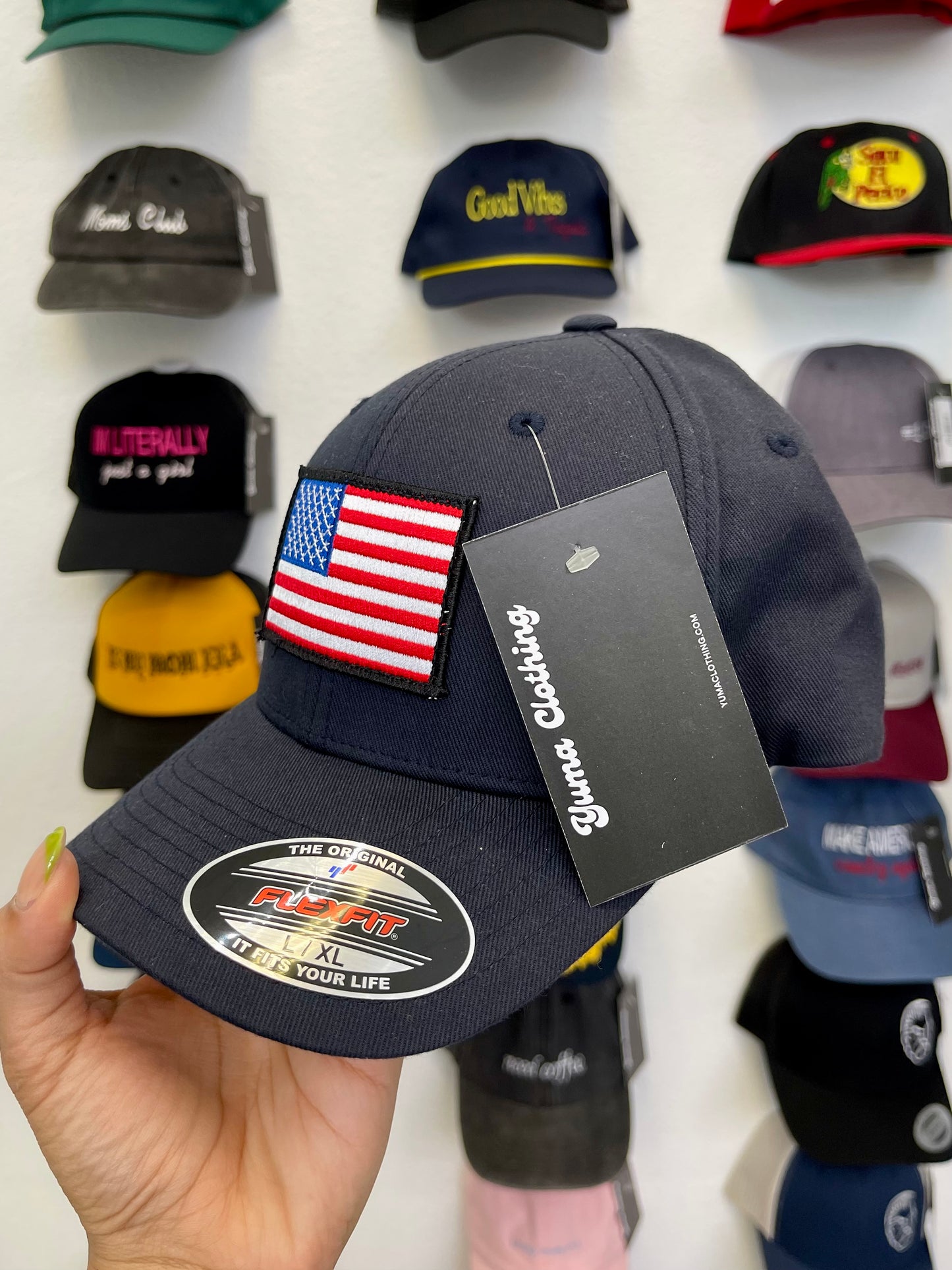 USA Flag Flexfit Hat
