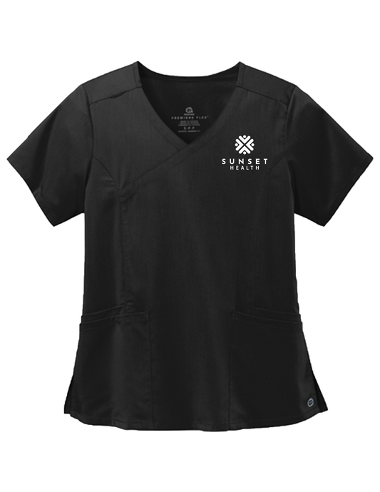 WW4268 Womens Scrub Sunset Health