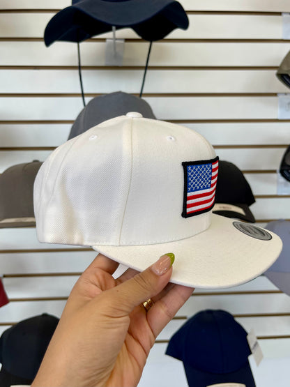 USA Flag Hat SnapBack Flat bill