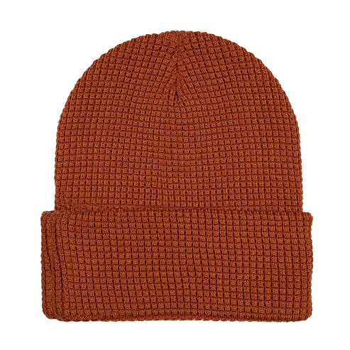 12" Waffle Knit Cuff Beanie - WK90