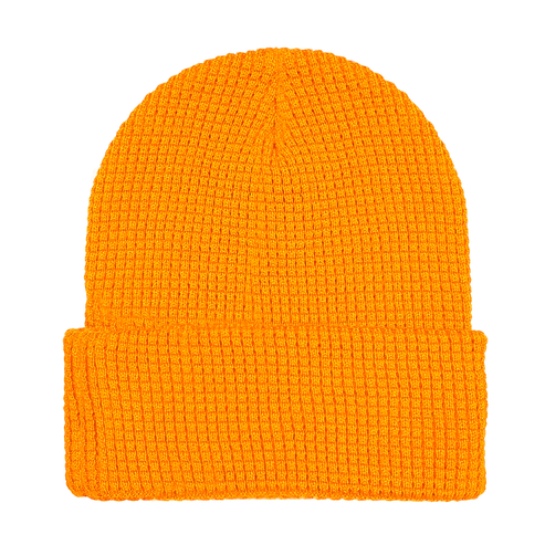 12" Waffle Knit Cuff Beanie - WK90