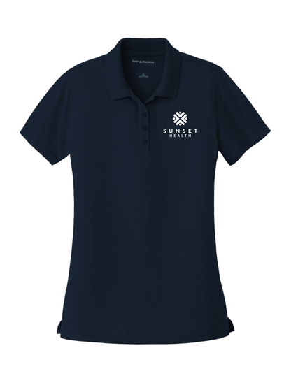 LK110 Womens Polo Sunset Health