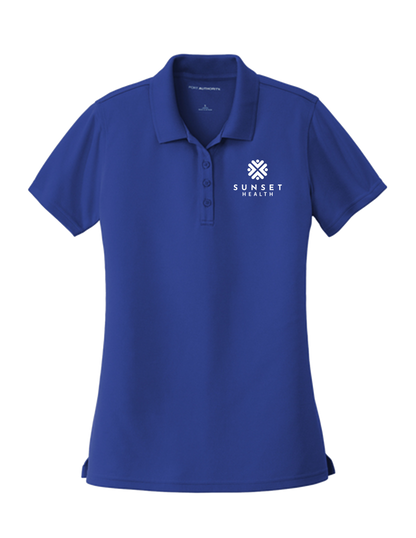 LK110 Womens Polo Sunset Health